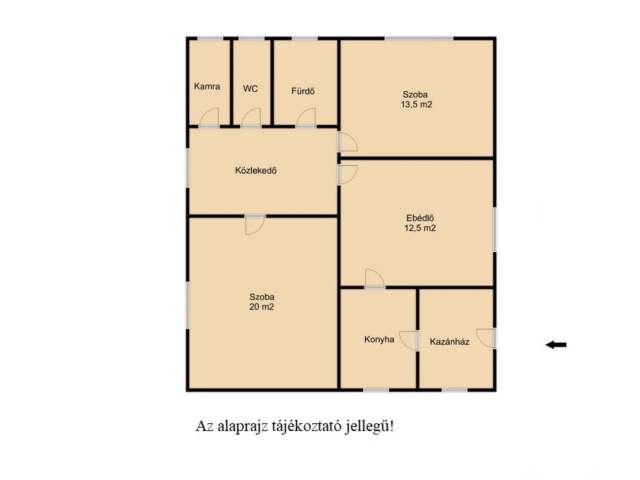 Tégla ház, csendes utcában eladó.