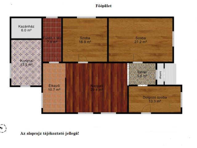 Sarkad központjában tágas családi ház+üzlethelyiség