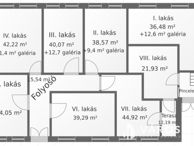 Nagypolgári ház társasházi lakásokká alakítva