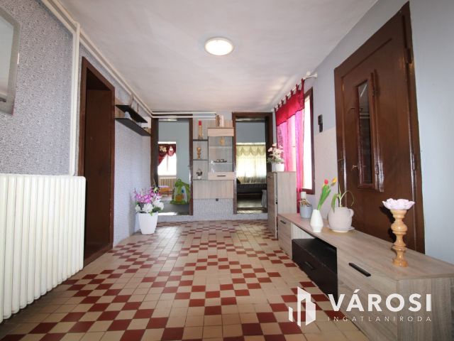 Jó elosztású ház, gazdálkodásra alkalmas telekkel.